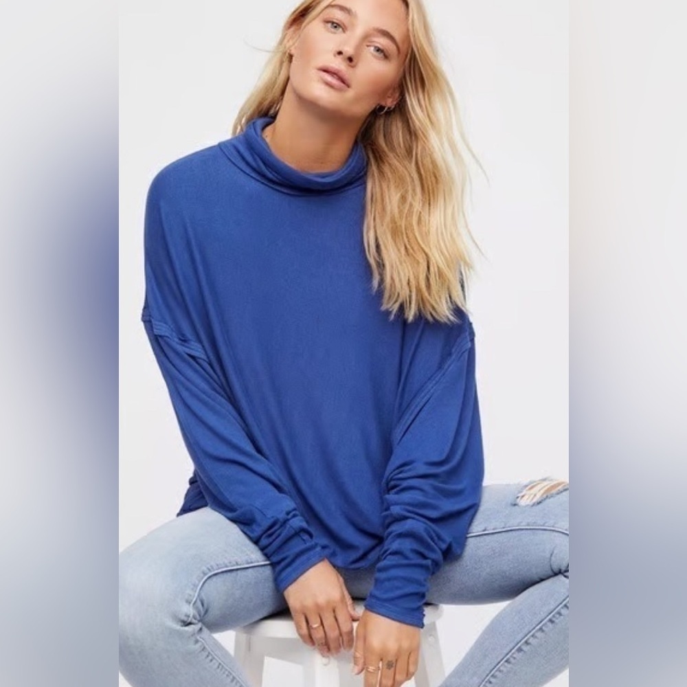 We The‎ Free Oversized Alameda Dolman Sleeve Turtleneck Top, Size S